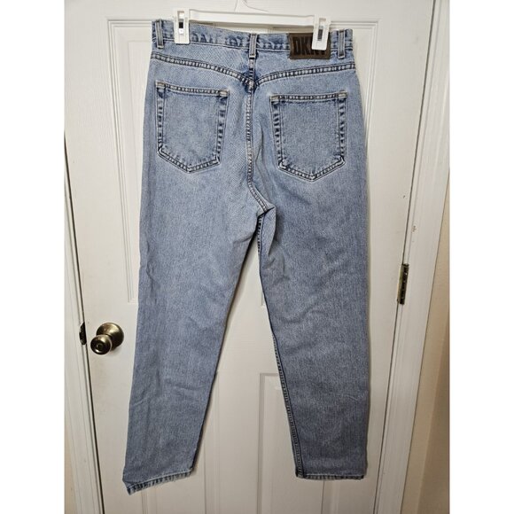 VTG DKNY Denim Blue Jeans (Women's 12) Made In USA Light Wash 12x30 - Picture 6 of 10